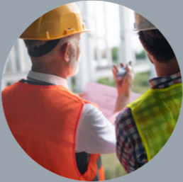 2 inspectors observing a jobsite, Pacific InterWest